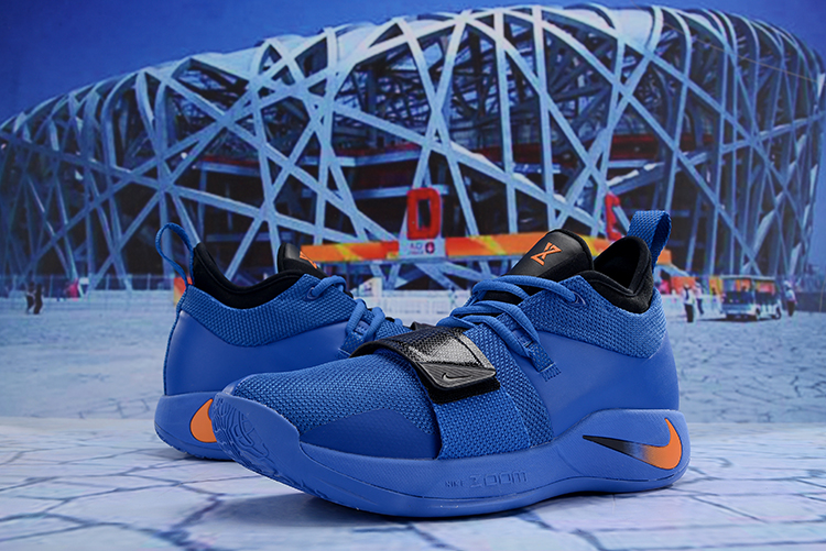 Men Nike PG 2.5 Blue Orange Black Shoes